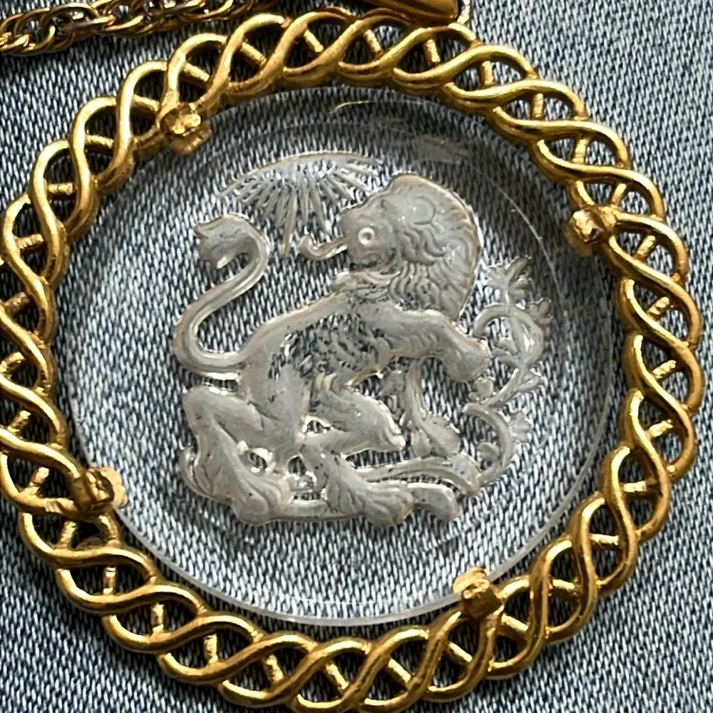 Crown Trifari zodiac necklace